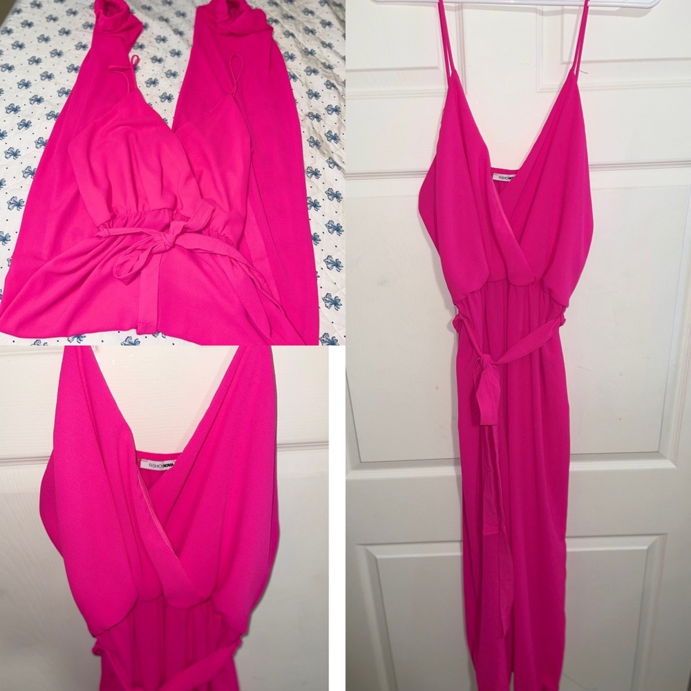 beautiful new pink jumpsuit